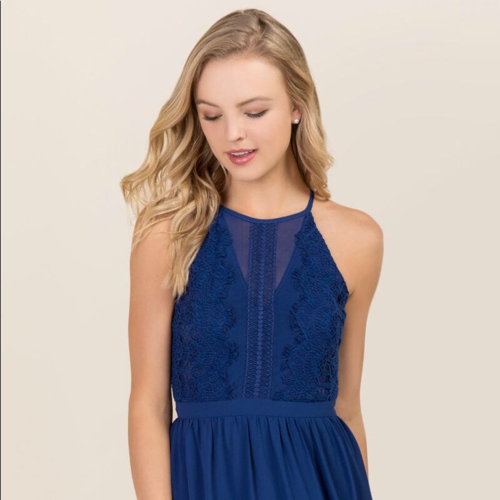Francesca’s Blue A-line Dress